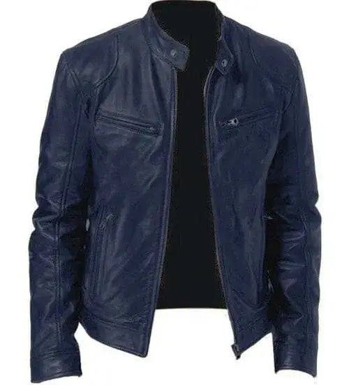 Jaqueta de Couro Masculina Man Urban