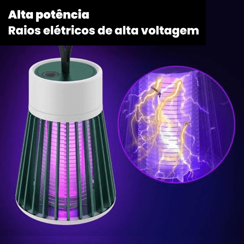 Lâmpada Mata Mosquitos e Insetos Ultravioleta - Kill It Pro® (ÚLTIMAS UNIDADES)