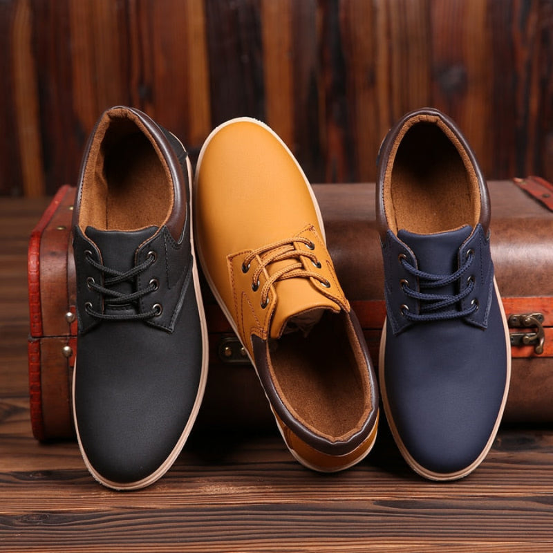 Sapato Oxford Casual Masculino de Couro Legítimo - Walker