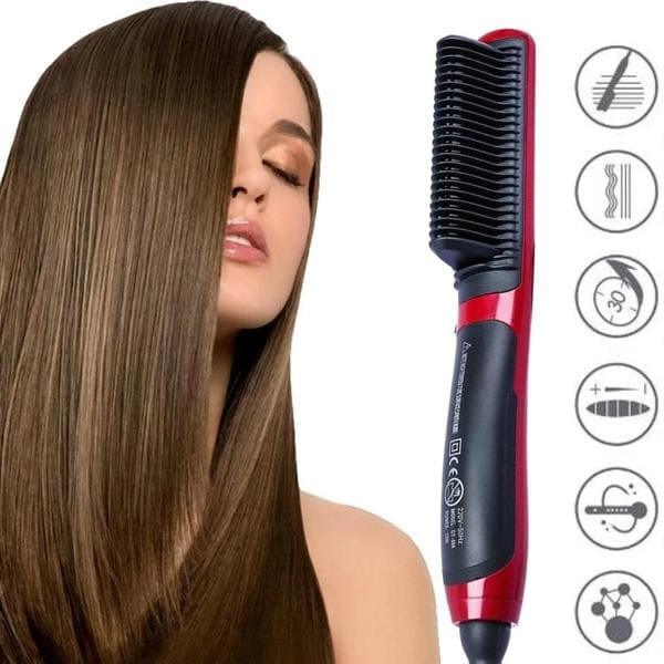 Escova Alisadora Anti Queimadura - Hair Pro