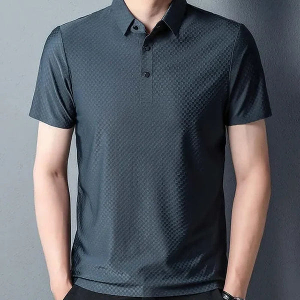 Camisa Polo Masculina em Nylon Carbone