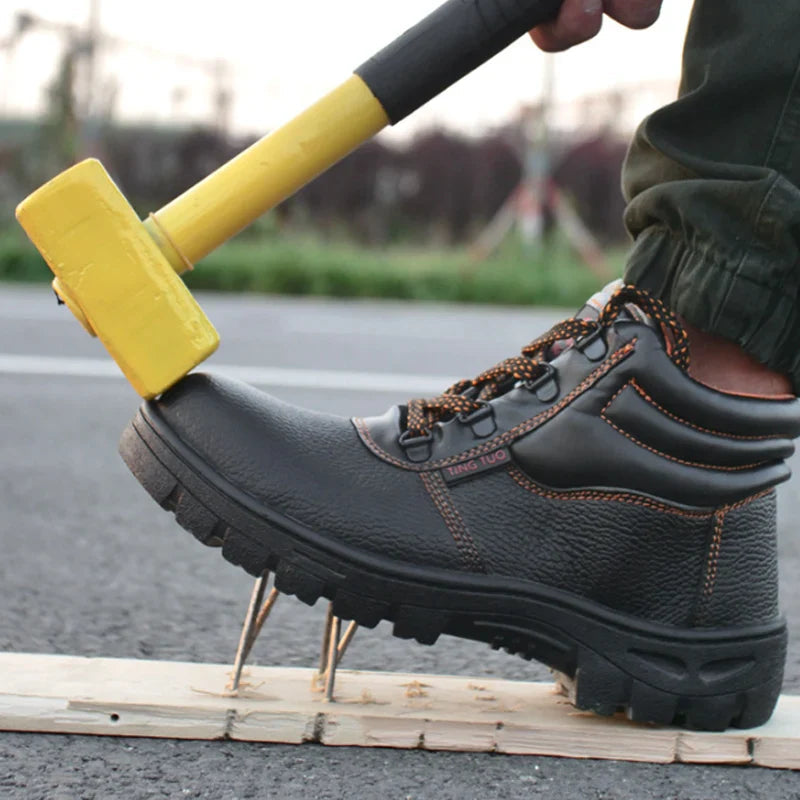 Bota Masculina de Inverno em Couro Legítimo - Tank