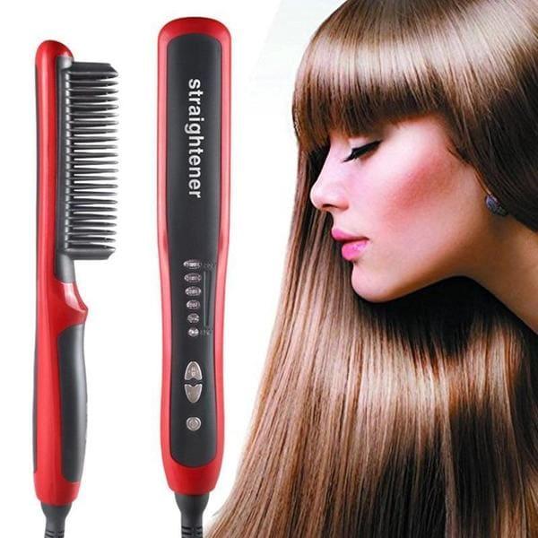 Escova Alisadora Anti Queimadura - Hair Pro